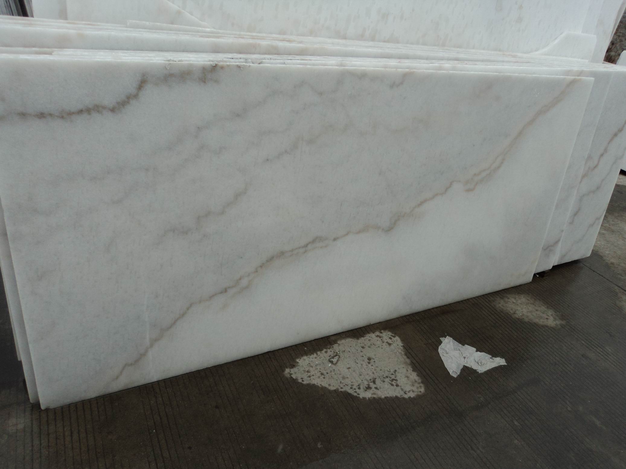 Guangxi White Marble Slab 