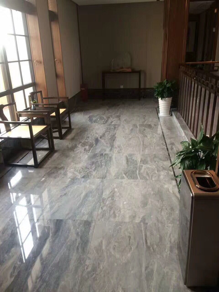 Grey Marble Tile Floor