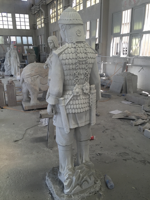 Chinese White Marble Sculpture