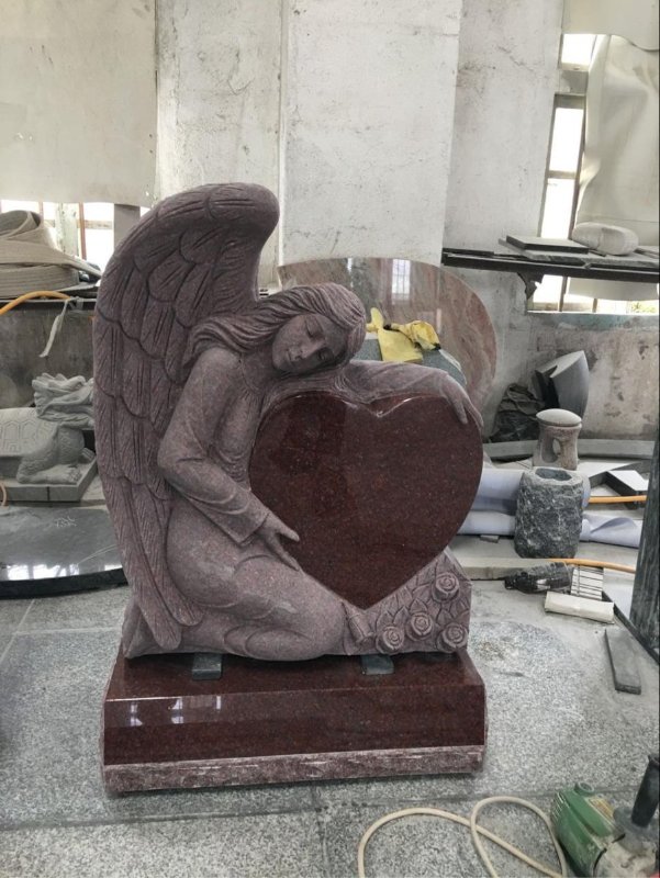 Angel Heart Shaped Memorial