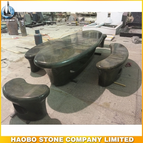 Green Forest Granite Table For Sale